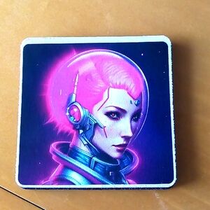 Beautiful girl mouse pad cute cyber